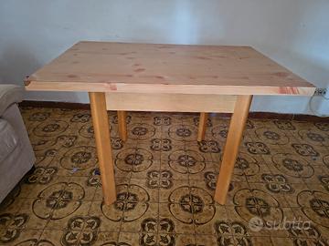 Tavolo 120x80 in legno 