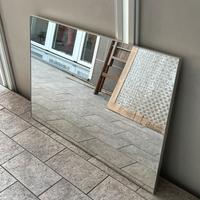 Specchio 90x60 profilo acciaio