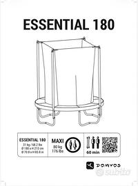 Trampolino Elastico Domus Essential 180