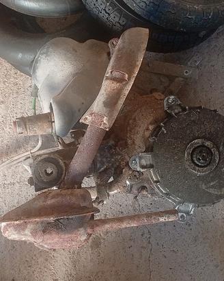 motore vespa manubrio bauletto primavera 