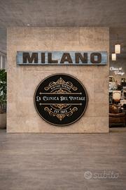insegna tabella industriale MILANO anni 70/80