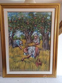 dipinto olio su tela