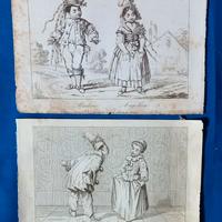 2 cartoline del carnevale