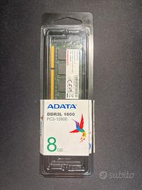RAM ADATA DDR3L 1600MHz 8Gb