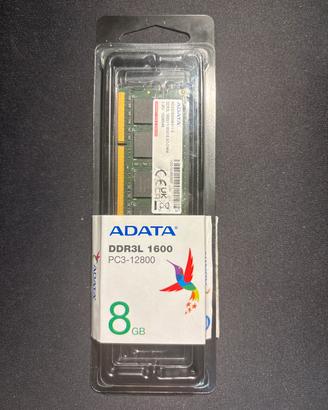 RAM ADATA DDR3L 1600MHz 8Gb