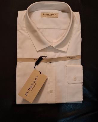 camicia Burberry bianca taglia 18-45 R