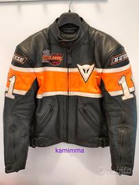 Dainese donna giacca vera pelle con protezioni