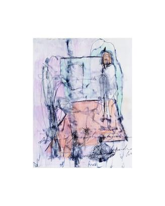 Dipinto - Dialogo 9 - 19 X 15 cm - Carta 250 g