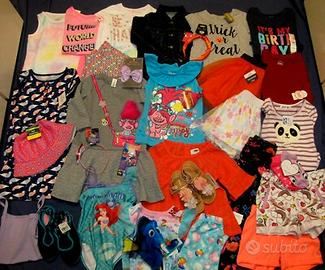 lotto 200 pezzi abbigliamento bambini