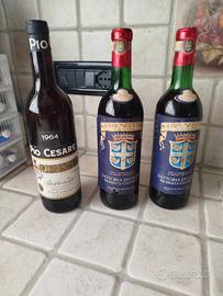 bottiglie vino vintage 