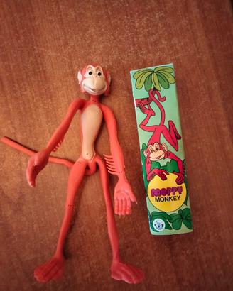 scimmia in gomma flessibile Happy monkey vintage