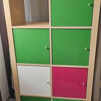 mobile scaffale kallax Ikea con ante