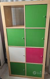 mobile scaffale kallax Ikea con ante