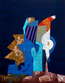 serigrafia materica Gianni dova in cornice