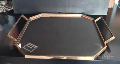 Vassoio  a specchio vintage marca Gottinghen,