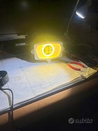 Angel eye giallo per v-face con supporto replica