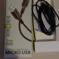 Cavo da usb a micro usb per carica e trasfer. dati