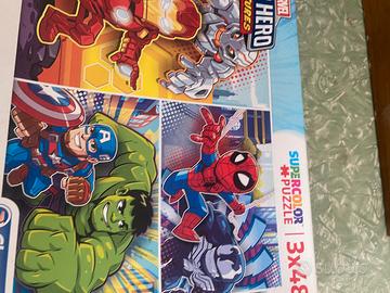 Puzzle supereroi