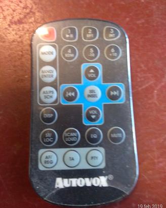 TELECOMANDO AUTORADIO AUTOVOX