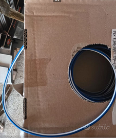 Cavo Elettrico Filo Bianco Blu 1x6 50 mt