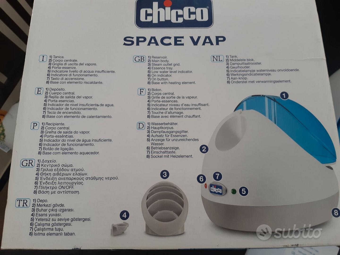 Il Tiriciclo - Umidificatore Chicco Space Vap