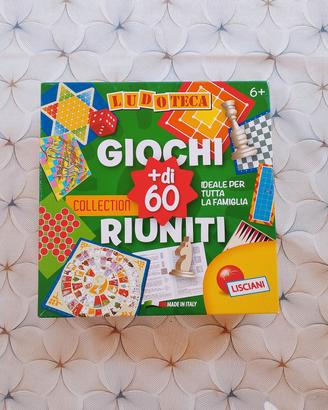 gioco da tavolo Lisciani + 60 giochi riuniti ludot