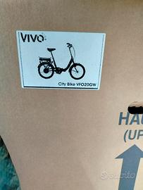 bicicletta pieghevole vivo con batteria 