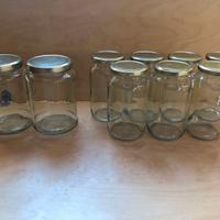 Vasi vetro da 1,25kg e 0,85kg (9 pezzi totali)