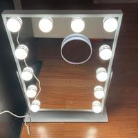 FENCHILIN Specchio Trucco con Luci, 12 Lampade LED