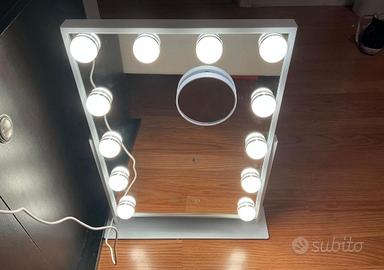 FENCHILIN Specchio Trucco con Luci, 12 Lampade LED