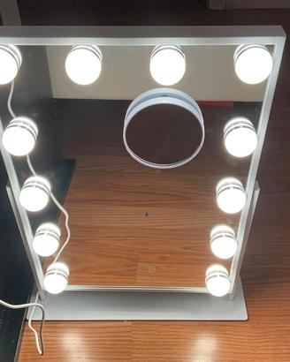 FENCHILIN Specchio Trucco con Luci, 12 Lampade LED