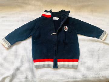 Maglioncino Moncler con zip taglia 4 anni