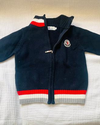 Maglioncino Moncler con zip taglia 4 anni