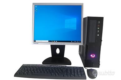 COMPUTER,MONITOR,TASTIERA,MOUSE,CAVI,SSD,8 GB RAM