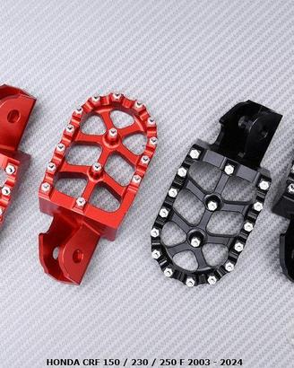 Poggiapiedi per HONDA CRF 150 230 250 F 2003 2024