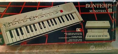 Pianola tastiera Bontempi Minstrel vintage