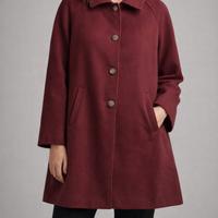 cappotto donna vintage pura lana vergine 