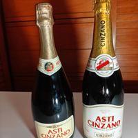 2 rare bottiglie Cinzano Asti Vino Spumante