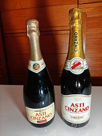 2 rare bottiglie Cinzano Asti Vino Spumante