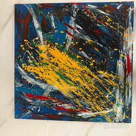 Quadro tecnica mista olio e acrilico