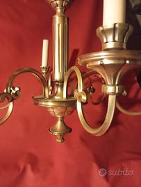 Coppia Lampadari Vintage Sciolari Mod. 15005