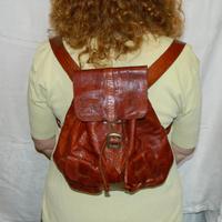 Zaino pelle di cammello