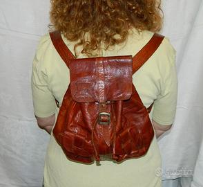 Zaino pelle di cammello