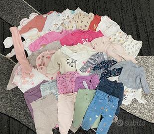 Set da 33 pezzi da bambina taglia 68 cm