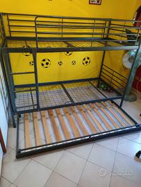 letto a castello Ikea + letto estraibile