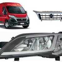 Fiat Ducato musata parafango fanale cofano freni