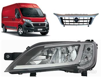 Fiat Ducato musata parafango fanale cofano freni