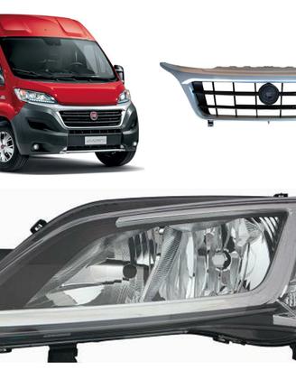 Fiat Ducato musata parafango fanale cofano freni