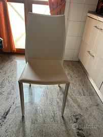 Set 8 sedie MAISON DU MONDE modello Klint- bianco