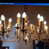 Lampadario in argentone